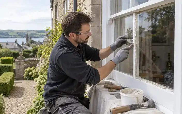 sash window glass repair