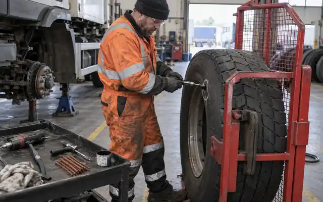 commercial tyre fitting